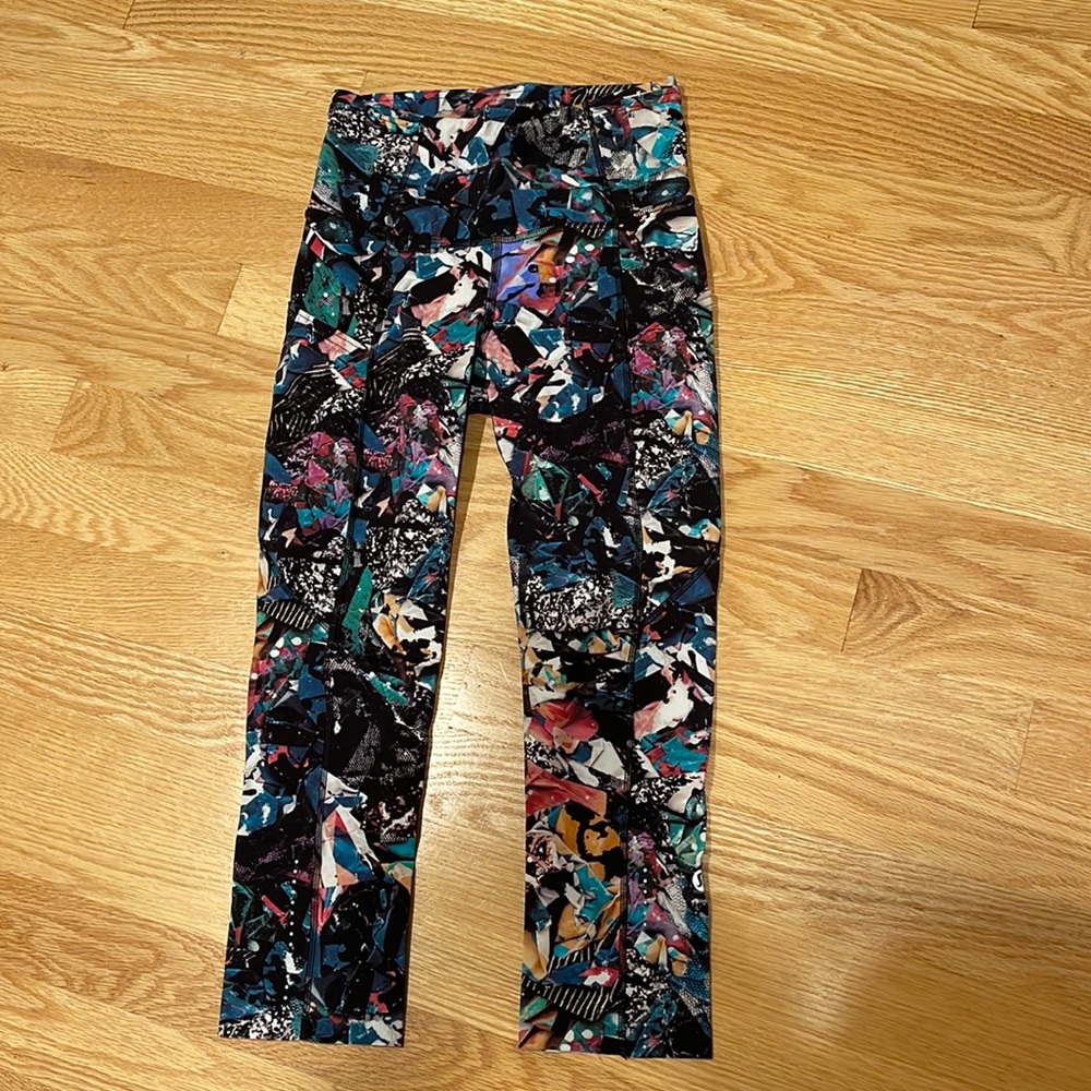 Lululemon fast and free 19 inch crops VGUC size 2